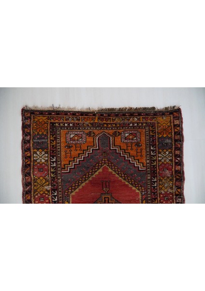 114x171 Cm El Dokuma Çok Renkli Yıkanabilir Antik El Dokuma Küçük Boy Kilim