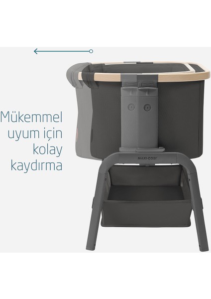 Iora Katlanabilir Anne Yanı Beşik Beyond Graphite Eco