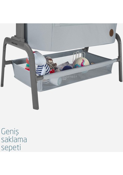 Iora Katlanabilir Anne Yanı Beşik Beyond Grey Eco