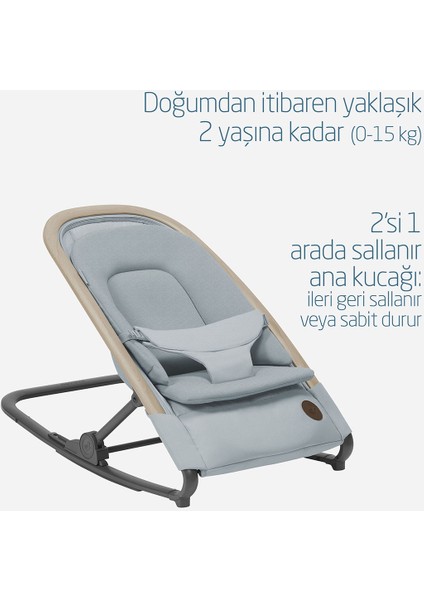 Kori Ev Tipi Sallanan Yükseklik Ayarlı Ana Kucağı Beyond Grey Eco fırsatları