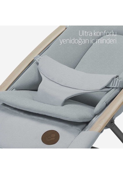 Kori Ev Tipi Sallanan Yükseklik Ayarlı Ana Kucağı Beyond Grey Eco