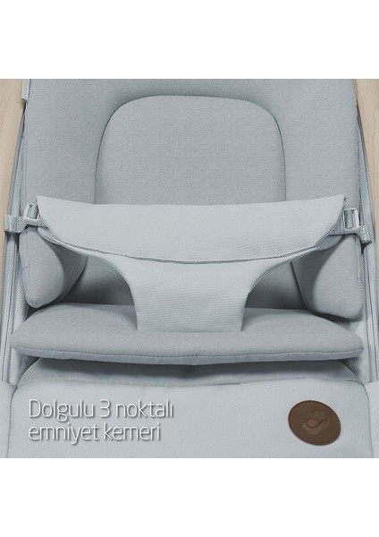 Kori Ev Tipi Sallanan Yükseklik Ayarlı Ana Kucağı Beyond Grey Eco