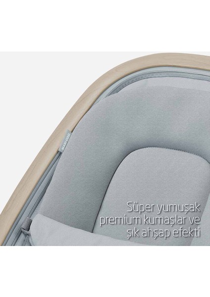 Kori Ev Tipi Sallanan Yükseklik Ayarlı Ana Kucağı Beyond Grey Eco