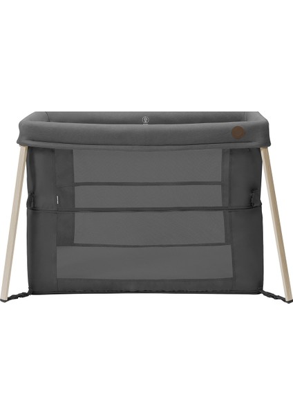 Iris 2 'si Bir Arada Anne Yanı Beşik ve Taşınabilir Çift Katlı Park Yatak Beyond Graphite Eco