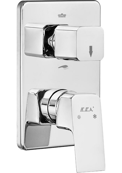 Tiera Ankastre Banyo Bataryası Sıva Üstü Grubu - 2 Yollu 102167235-KDE