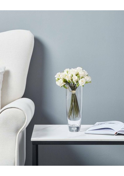 421237 "sandraka" Şeffaf Cam Vazo 24,5cm Yüksekliğinde