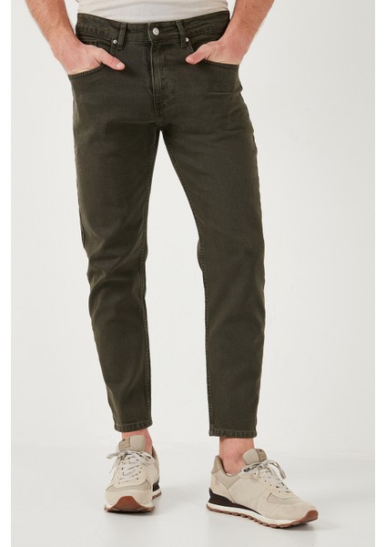Streç Pamuklu Slim Fit Normal Bel Boru Paça Jeans Erkek Kot Pantolon 15900S31MILANO