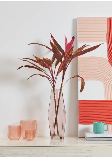 421346 40 cm 15 cm Çapında Cam Vazo