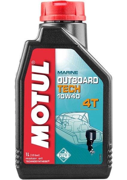 Motul Marin 4 Zamanlı 10W40 Deniz Motoru Yağı 1 Litre
