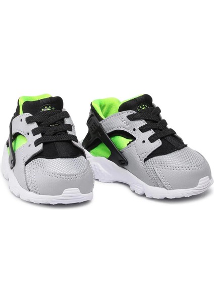 Huarache Lastik Ipli Bebek Sneaker Ayakkabı Gri-Yeşil