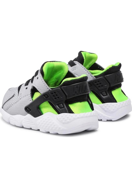 Huarache Lastik Ipli Bebek Sneaker Ayakkabı Gri-Yeşil