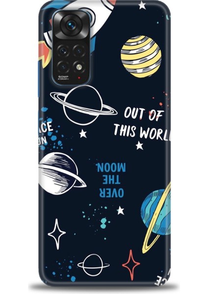 Xiaomi Redmi Note 12 4g Kılıf Hd Baskılı Kılıf - Space Fun + 9h Nano Ekran Koruyucu