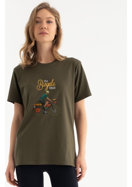 Bisiklet Turu Tasarım Tişört,bisiklet Baskılı Tişört,pamuklu Kısa Kollu Tişört fırsatları