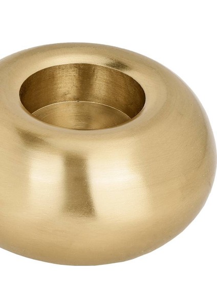 422014 "jellıcoe" 5 cm Yüksekliğinde 9,5 cm Çapında Gold Alüminyum Şamdan- Mumluk fiyatları