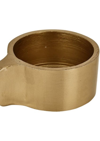 422016 "jellıcoe" 2,5 cm Yüksekliğinde Gold Alüminyum Şamdan- Mumluk fiyatları