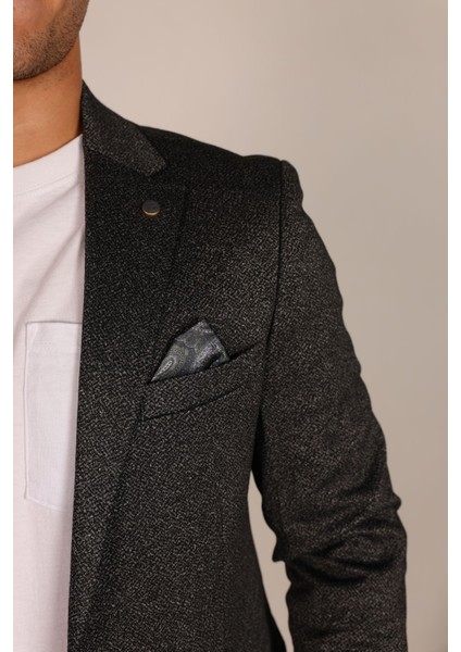 Vad Mavi 1263 Erkek Blazer Spor Ceket