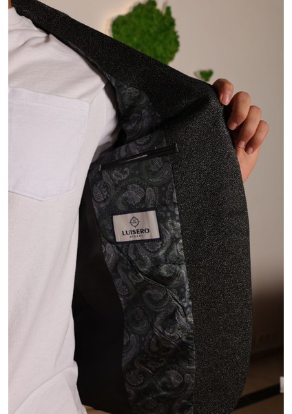 Vad Mavi 1263 Erkek Blazer Spor Ceket