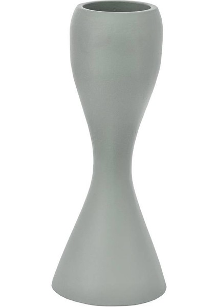 422077 "sıbuco" Nane Yeşili Metal Şamdan- Mumluk 18,5 cm Yüksekliğinde