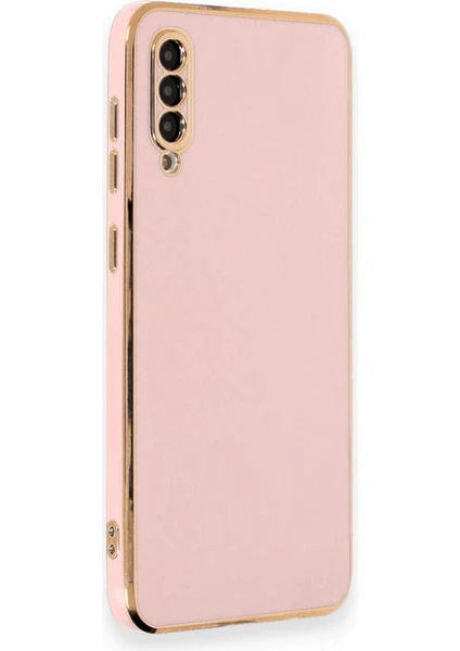 Samsung Galaxy A70 Kılıf Volet Silikon - Pembe 13