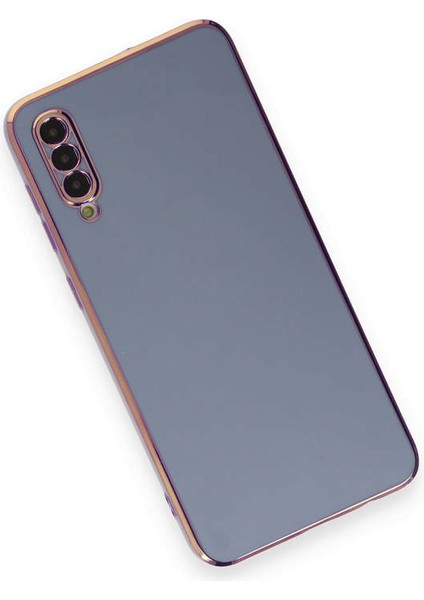 Samsung Galaxy A70 Kılıf Volet Silikon - Mavi 13