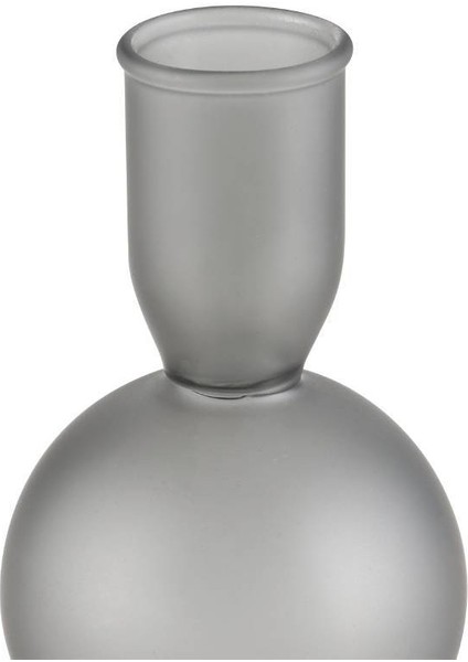 422259 "molume" Gri Şamdan- Mumluk 11 cm Yüksekliğinde 8,5 cm Çapında fiyatları