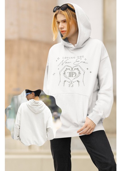 Loving The New Era Ttpd Albüm Baskılı Kapüşonlu Sweatshirt, Oversize Taylor Swift Baskı Hoodie