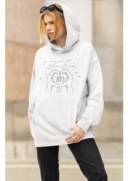 Loving The New Era Ttpd Albüm Baskılı Kapüşonlu Sweatshirt, Oversize Taylor Swift Baskı Hoodie fiyatları