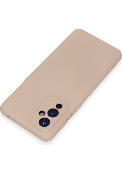 One Plus 9 Kılıf Nano Içi Kadife Silikon - Pudra 13