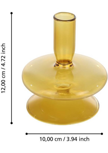 422268 "molume" Şamdan- Mumluk 12 cm Yüksekliğinde 10 cm Çapında modelleri