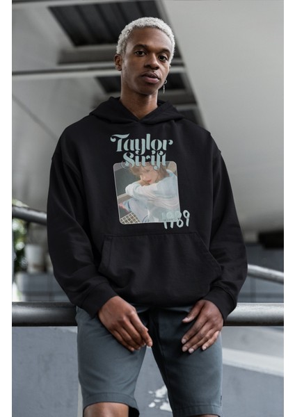 1989 Taylor Resim Baskılı Kapüşonlu Sweatshirt, Oversize Taylor Swift Baskılı Hoodie fiyatları