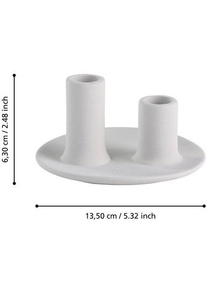 422302 "valakısh" Şamdan- Mumluk 6,3 cm Yüksekliğinde 13,5 cm Çapında fiyatları