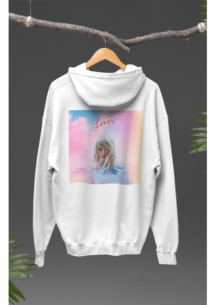 Taylor Swift Lover Sırt Baskılı Kapüşonlu Sweatshirt, Oversize Taylor Swift Baskılı Hoodie