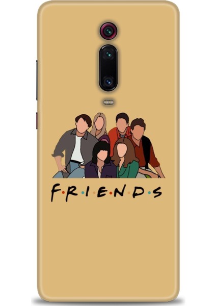 Xiaomi Mi 9t Kılıf Hd Baskılı Kılıf - Friends + 9h Nano Ekran Koruyucu