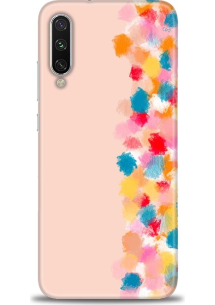 Xiaomi Mi A3 Kılıf Hd Baskılı Kılıf - Parça Tuval + 9h Nano Ekran Koruyucu