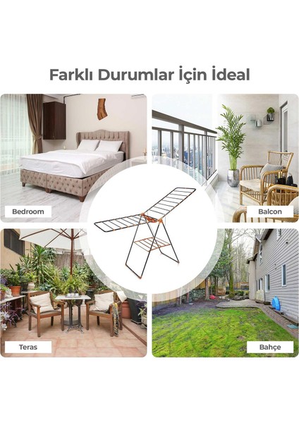 Vipaş Pera Soft Siyah Çamaşır Kurutmalığı