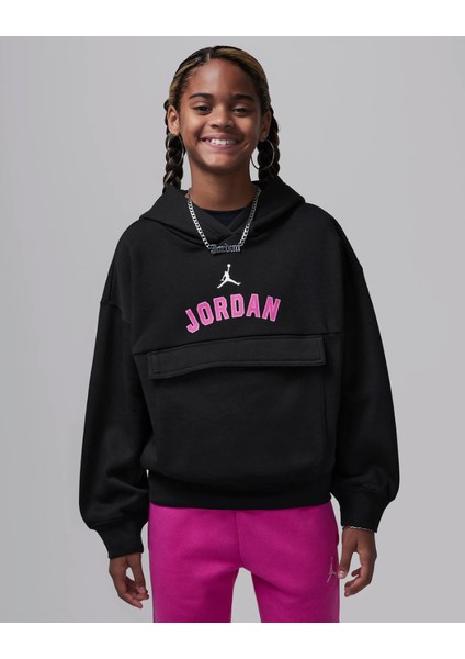 Nıke Jordan Y2K Po Hoodıe Kız Çocuk Sweatshırt