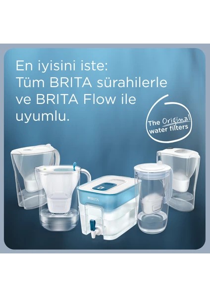 BRITA MAXTRA PRO Kireç Uzmanı Yedek Su Arıtma Filtresi, 6’lı