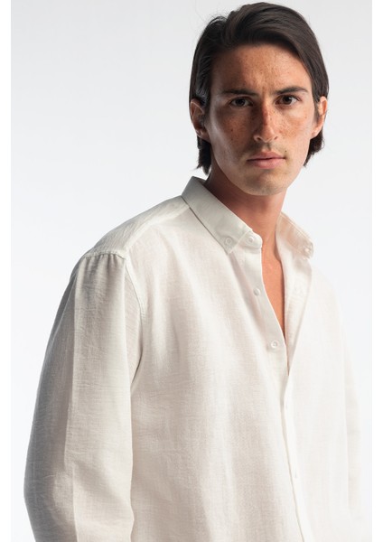 Oversize Dökümlü Gömlek