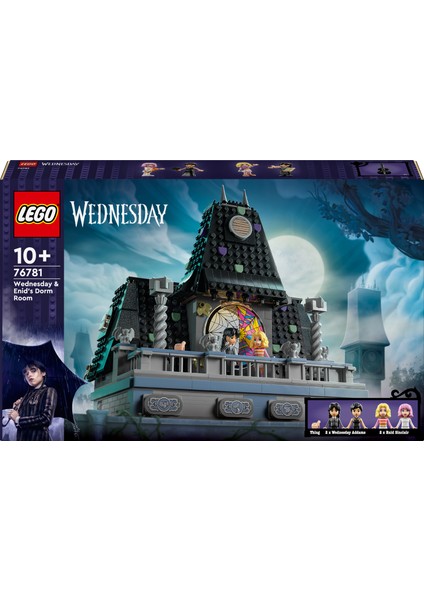 LEGO® Wednesday: Wednesday ve Enid’in Yurt Odası 76781 -10 Yaş ve Üzeri Çocuklar Için 4 Mini Bebek Figürü Içeren Nevermore Akademisi Yaratıcı Oyuncak Yapım Seti (750 Parça)