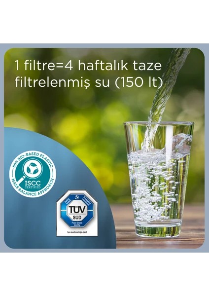 BRITA MAXTRA PRO ALL-IN-1 Yedek Su Arıtma Filtresi, 3’lü