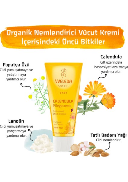 Baby Calendula Bebek Bakım Kremi 75 ml