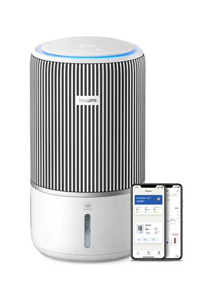 AC3420/10 Pureprotect Water 3400 Serisi Akıllı 2'si 1 Arada Hava Temizleyici ve Nemlendirici