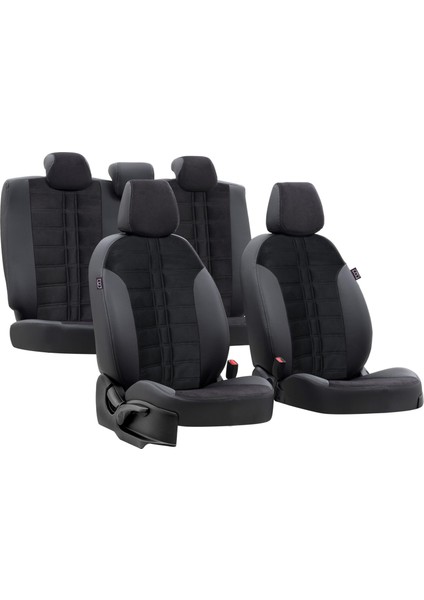 Renault Duster Araca Özel Oto Koltuk Kılıfı Zeus 2024-SONRASI Siyah fiyatları
