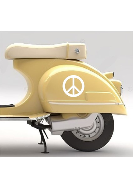 Peace Bariş Işareti Barış Logosu Sticker Araba Oto Motosiklet Karavan Sticker 00195 modelleri