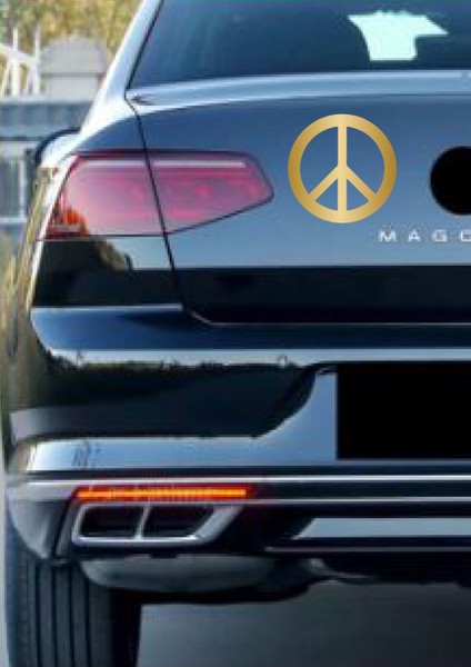 Peace Bariş Işareti Barış Logosu Sticker Araba Oto Motosiklet Karavan Sticker 00195 modelleri