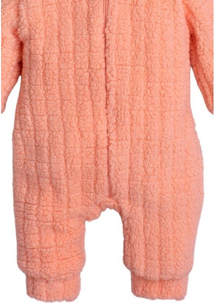 Kışlık Tatlı Peluş Pamuklu Tavşan Kulaklı Kapüşonlu Bebek Çocuk Welsoft Tulum fırsatları