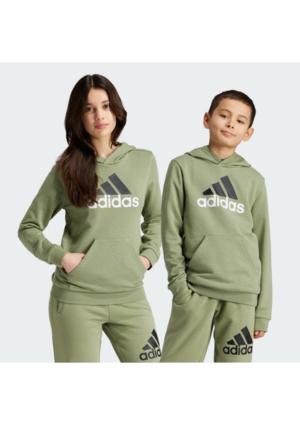 Sportswear IX9553 Essentials Two-Colored Big Logo Cotton Hoodie