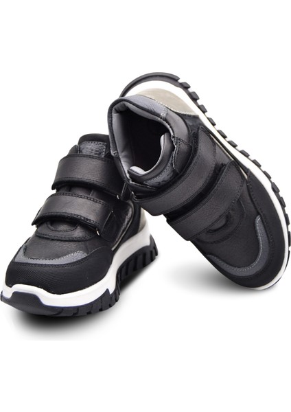 Under Çift Cırtlı Deri Erkek Çocuk Bot Siyah fırsatları