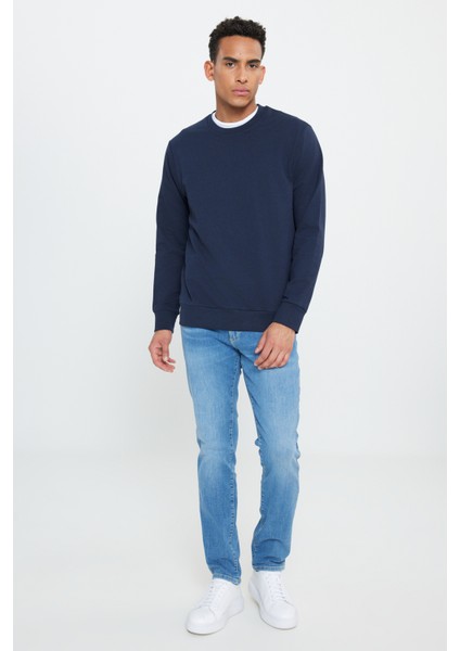 2'li Paket Pamuklu Standart Fit Normal Kesim Bisiklet Yaka Sweatshirt fırsatları