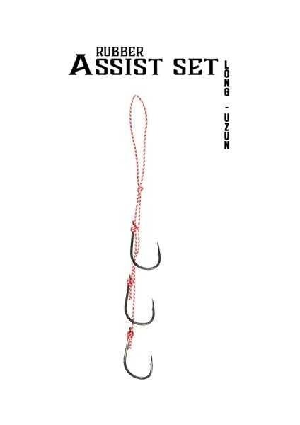 Rubber Üç Kancalı Assist Long Size-Uzun H21-01